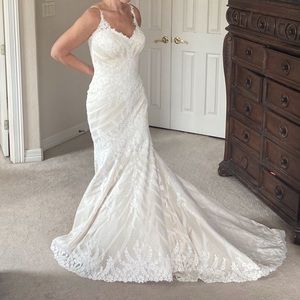 Matthew Christopher Beaded Sophia Wedding Gown